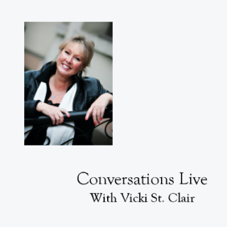 Conversations Live with Vicki St Clair interview
