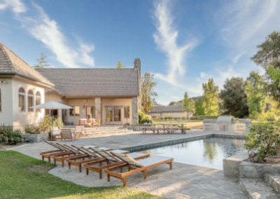 Retreat at vineyard estate with pool